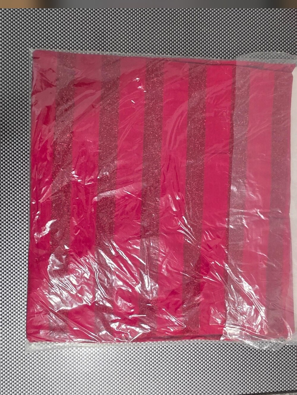 NWT Talbots Woman Striped Shimmer Tee Top Red Burgundy Plus Size X New Sealed - Picture 3 of 8